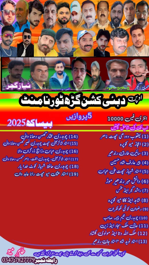 اوپن دبئی ٹورنامنٹ کشن گڑھ